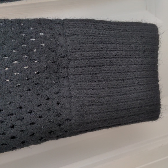 Aerie Offline Open Knit Sweater Black Size XS - Picture 6 of 8